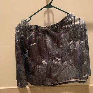 Poprageous cemetery skater skirt